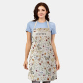 Boho-All-Over-Druck-Schürze Schürze (Getragen)