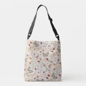 Boho All-Over-Print-Tasche, Schulterschluss-Tasche Tragetaschen Mit Langen Trägern (Rückseite)
