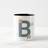 Boho Alphabet Letter B - Tasse (Mittel)