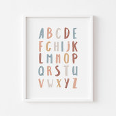Boho Alphabet pädagogisches Poster