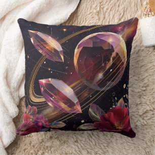 Boho Amethyst Himmelsmystikmuster Kissen