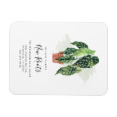 Boho Änderung der Adresse Moderne Ankündigung Magnet (Horizontal)