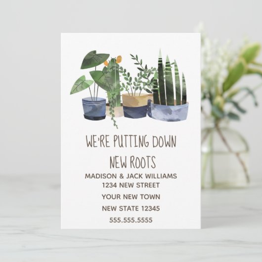 Boho | Änderung der Anschrift | Ankündigung der Be (Stehend Vorderseite)