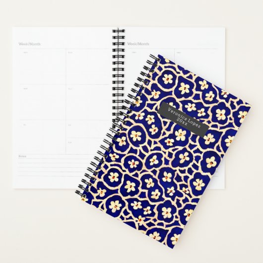 Boho Anemone Blue Planner Planer (Anzeige)