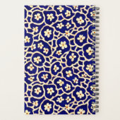 Boho Anemone Blue Planner Planer (Rückseite)