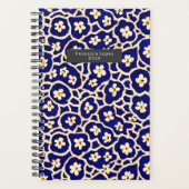 Boho Anemone Blue Planner Planer (Vorderseite)