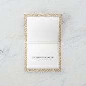 Boho Animal Safari Dankeschön Karte (Innenseite)