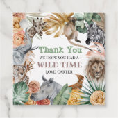 Boho Animal Safari Geschenkanhänger (Vorderseite)