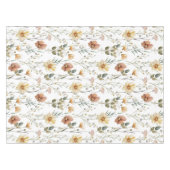 Boho-Aquarell-Wildblume Tischdecke (Vorderseite (Horizontal))