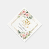 Boho Aquarellblüte Blütenblütenblüte Eukalyptus 20 Serviette (Ecke)