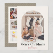 Boho Arch 4 Foto Weihnachten (Vorne/Hinten)