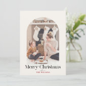 Boho Arch 4 Foto Weihnachten (Stehend Vorderseite)