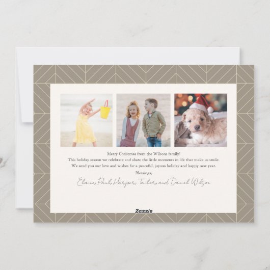 Boho Arch 4 Foto Weihnachten (Rückseite)