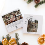 Boho Arch Beige Holly Jolly Christmas 7 Foto Feiertagskarte<br><div class="desc">Feiern Sie die Freude an der Saison mit dieser boho Bochbogen beige heiligen jolly Weihnachten 7 Foto Urlaubskarte. Das einzigartige und chic bearbeitbare Skript schafft eine Touch von Charme und Individualität. Das schlichte, elegante Schwarz-Weiß-Design mit einem klassischen böhmischen Bogen erinnert an ein skurriles Winterambiente. Der minimale und zarte festliche Schriftart...</div>