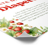 Boho Arch Berry Sweet Late Night Diapers Spielzeic Poster (Ecke)