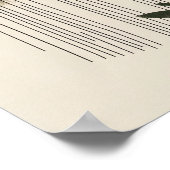 Boho Arch Botanical Geometric Neutral Terracotta M Poster (Ecke)