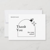 Boho Arch Business Dankeschön Card Dankeskarte (Vorderseite)