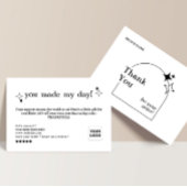 Boho Arch Business Dankeschön Card Dankeskarte