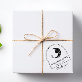 Boho Arch Celestial Crescent Moon Vielen Dank Gummistempel