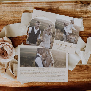 Boho Arch Cream Vorschlag Story 3 Foto Verlobung Ankündigung