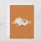 Boho Arch Fall in Liebe Couple Dusche Einladung (Rückseite)