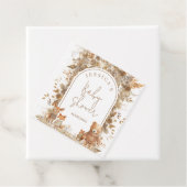 Boho Arch Fall Woodland Animals Baby Dusche Geschenkanhänger (Beispiel)