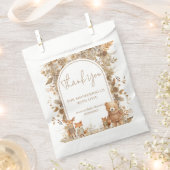 Boho Arch Fall Woodland Animals Baby Dusche Geschenktütchen (Ausgeschnitten)