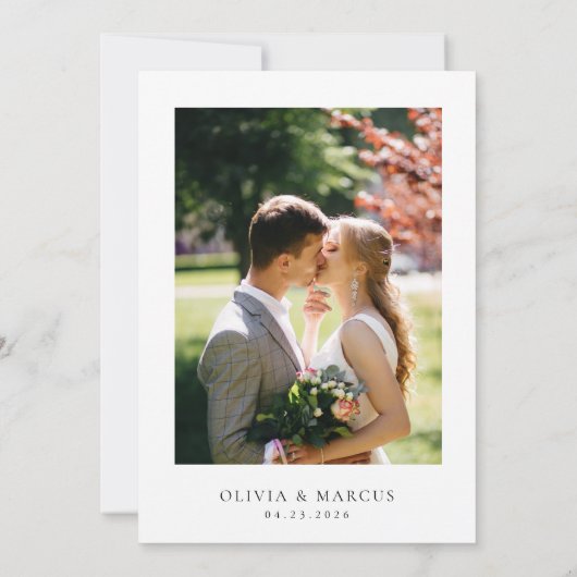 Boho Arch farbenfrohe Blumen Frühjahr Elegante Hoc Save The Date (Rückseite)