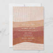 Boho Arch Foto Girl High School Abschluss (Rückseite)