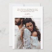 Boho Arch Foto Script Typografie Weihnachten (Rückseite)