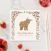 Boho Arch Holy Cow Western Babydusche Serviette (Beispiel)