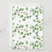 Boho Arch Ivy, Ankündigung des Weißen Abschlusses (Rückseite)