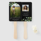 Boho Arch Ivy, Schwarzer Abschluss Fächer (Vorne und Hinten)