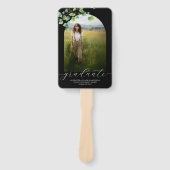 Boho Arch Ivy, Schwarzer Abschluss Fächer (Vorderseite)