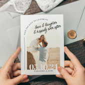 Boho Arch Modernes Foto Save The Date