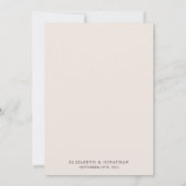 Boho arch Pampas Gras Moderne Hochzeitseinladung Einladung (Rückseite)