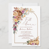 Boho Arch Pumpkin Fall in Liebe Brautparty (Vorderseite)