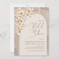 Boho Arch Sommer neutrale Wildblume Rustikal