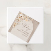 Boho arch Summer Wildblume rustikales Brautparty Geschenkanhänger (Beispiel)