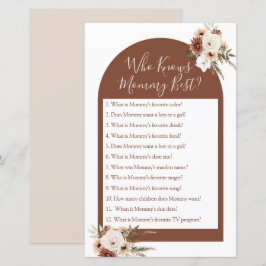 Boho Arch Terracota, der Mommy Best Game kennt