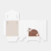 Boho Arch Terracota Floral Fall in Liebe Gefallen  Geschenkschachtel (Ungefaltet)