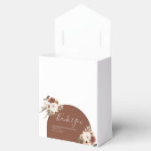 Boho Arch Terracota Floral Fall in Liebe Gefallen  Geschenkschachtel (Geöffnet)