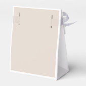 Boho Arch Terracota Floral Fall in Liebe Gefallen  Geschenkschachtel (Rückseite)