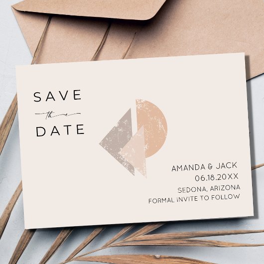 Boho Arch Two Foto Wüstenhochzeit Save The Date