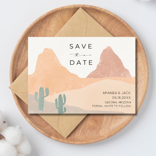 Boho Arch Two Foto Wüstenhochzeit Save The Date