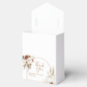 Boho Arch White Pumpkin Fall Liebe Gefallen Box Geschenkschachtel (Geöffnet)