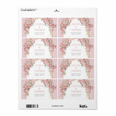 Boho arche blush peonas pampas gras eucalyptus (Vorne)