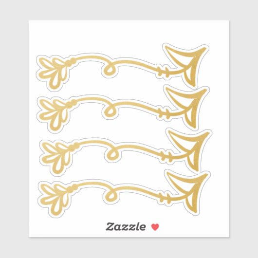 Boho Arrow Stickers Aufkleber (Blatt)