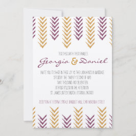 Boho Arrowhead Wedding Einladung