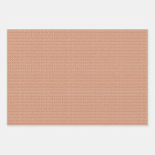 Boho Arrows Clay Brown and Pink Wrapping Paper  Geschenkpapier Set (Vorderseite 3)